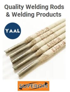 Yaal Enterprises deals with Superon Welding Rods and Welding Products